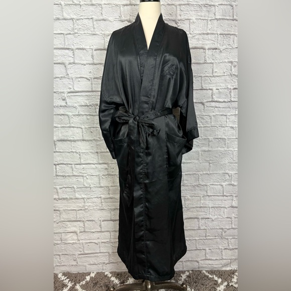 Dior Other - Christian Dior Black Monsieur Embroidered robe